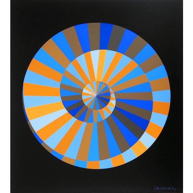 Victor Vasarely, Olympia, Sky and Sun, Original Screenprint, 20th Century For Sale - Image 6 of 7
