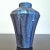 A West German flower vase with a beautiful silhouette and glaze from the KNÖDGEN KERAMIK factory (formerly Ilkra Edel...