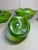 Vintage Italian Murano Green Art Glass Bowls, Set of 4 For Sale - Image 15 of 17