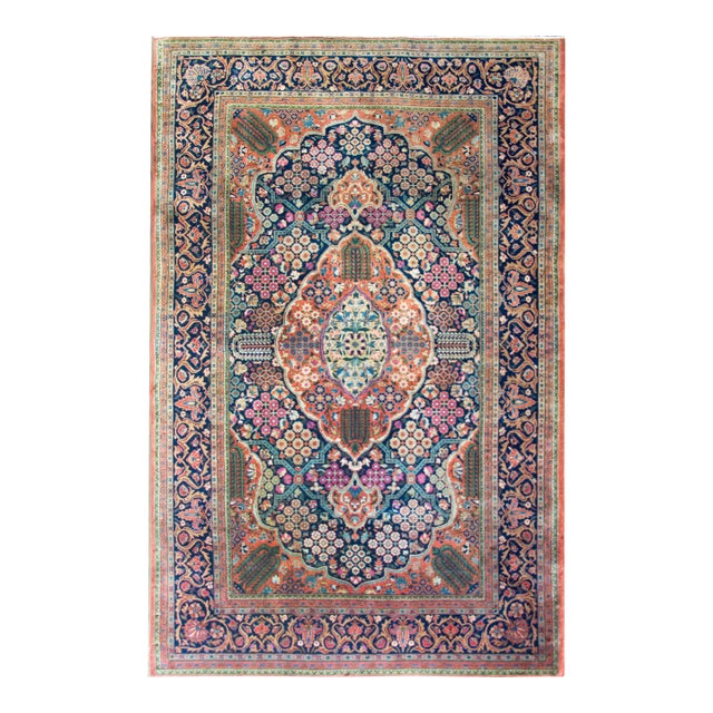 Early 20th Century Dabir Kashan Rug For Sale