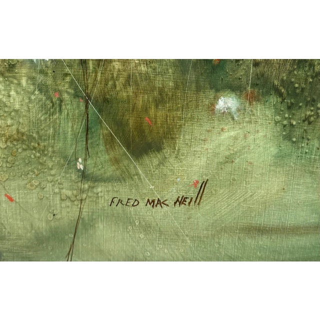 Original Fred MacNeill Cape Ann Coastal Tide Pools Waves Landscape Painting For Sale In Boston - Image 6 of 12