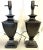 Designer Bronze Urn Table Lamps With Matching Finials- a Pair For Sale - Image 9 of 13