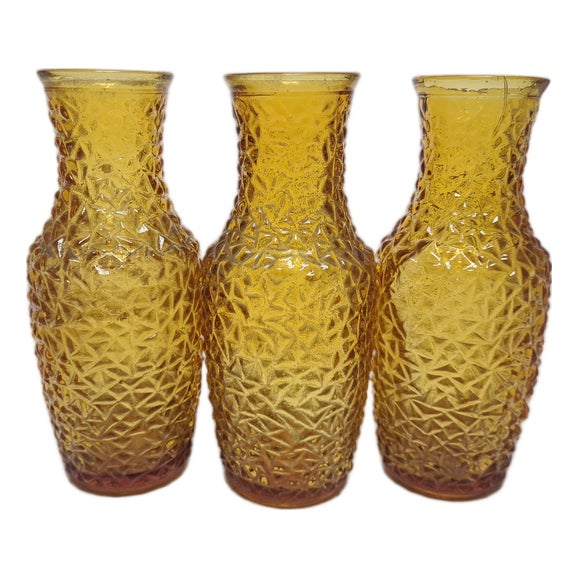 Vintage Vases from HSG Prądniczanka, Poland, 1970s, Set of 3 For Sale