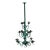 Vintage Boho Verdigris 15 Arm Chandelier For Sale