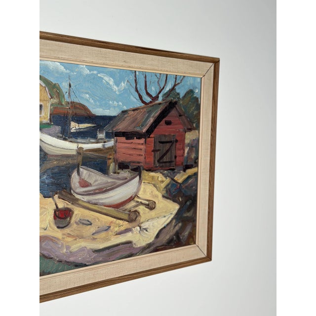 Nils Öberg, Autumn, Offerdalsfjällen Jämtland, 1960s, Oil on Canvas, Framed For Sale - Image 5 of 12