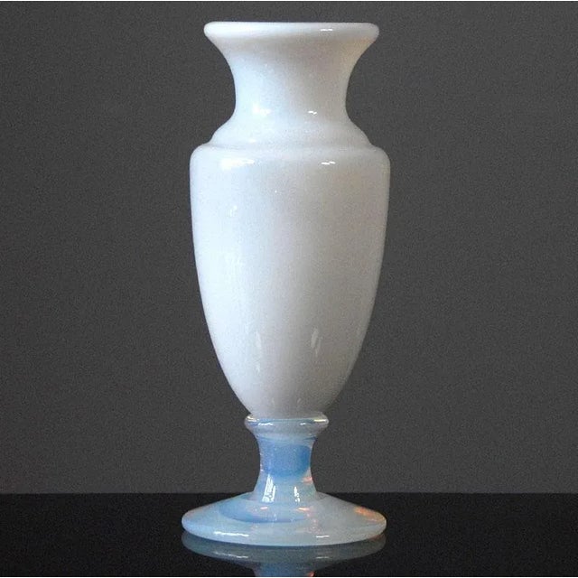 French Glass Vase from Sevres, 1950s, in Very Good conditions. Designed 1950 to 1959 This piece has an attribution mark, I...