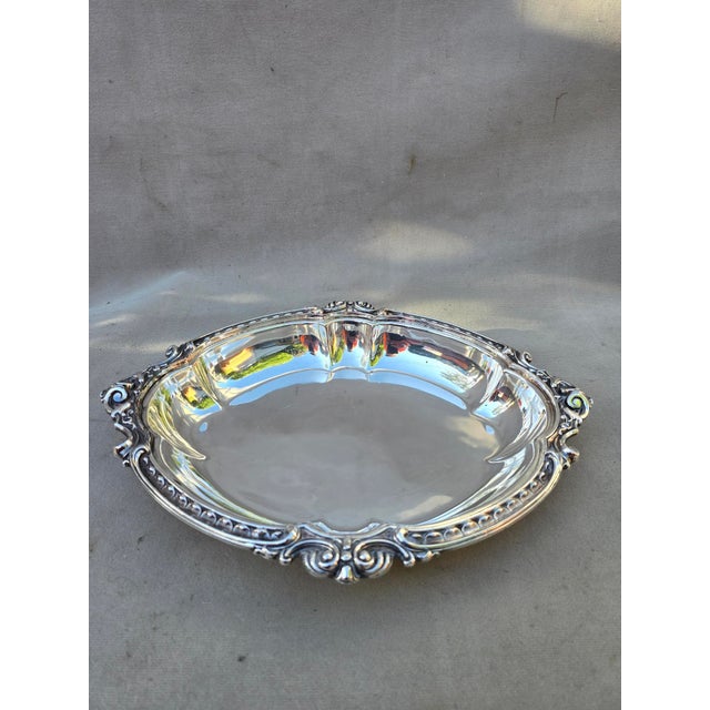 1920s 1920s Silver Serving Dish With Lid For Sale - Image 5 of 17