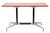 Walnut & Steel Counter Height Table with Rectangular Top on Twin Supports by Charles & Ray Eames for Herman Miller, 1970s For Sale - Image 10 of 10