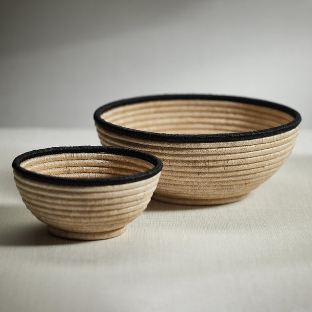 Warm up your home with the organic beauty of our handwoven abaca plant fiber bowl. Versatile and made to be seen, the...
