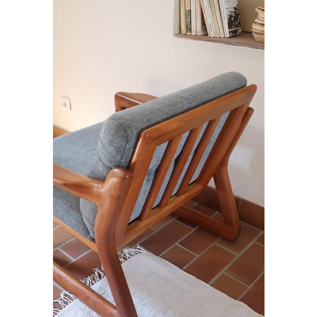 Teak Sledge-Base Lounge Chairs by Komfort, Denmark, 1960s, Set of 2 For Sale - Image 13 of 18