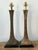 Vintage Boho Stewart Ross James Verdigris Bronze Lamps - A Pair For Sale - Image 9 of 12