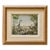 African Safari With Giraffe, Camel & Giza Pyramids – Antique Engraving by Johann Georg Heck, 1852, Custom Framed For Sale