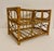 Vintage Tortoise Bamboo 6 Bottle Wine Rack For Sale - Image 10 of 10