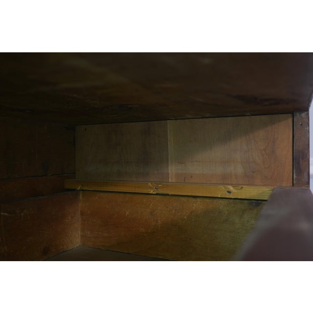 Antique 18th Century Clawfoot Cherry Queen Anne Highboy Chest on Chest For Sale - Image 16 of 18