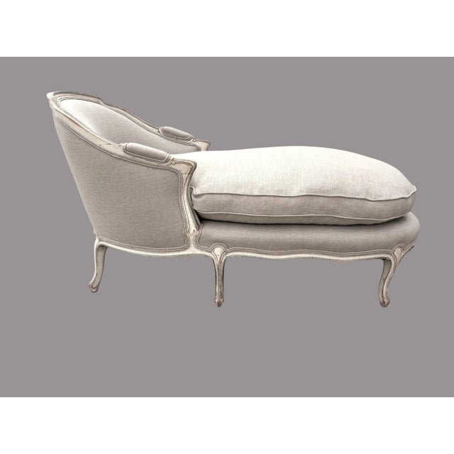 Louis XV Style Chaise Longue For Sale In Los Angeles - Image 6 of 6