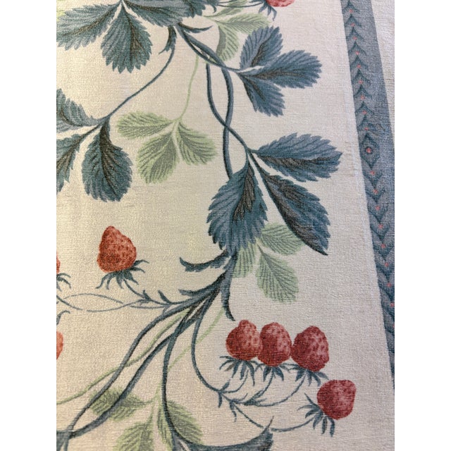 American 1990s Pre-Cut Velvet Floral Fabric For Sale - Image 3 of 5