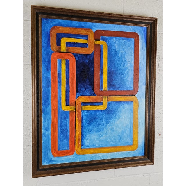 Original Mid 20th Century Modern Painting by Roberto Morassi For Sale - Image 4 of 7