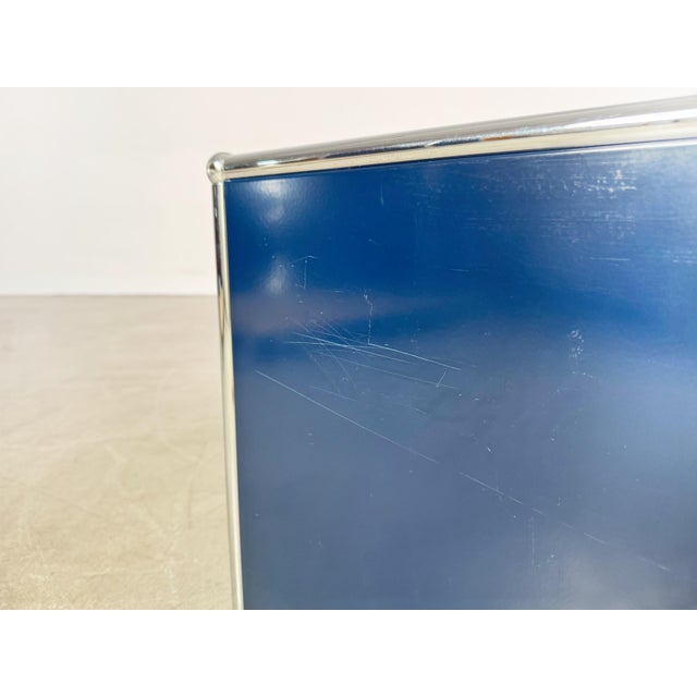 Sideboard in Steel Blue by Fritz Haller for Usm Haller For Sale - Image 8 of 9
