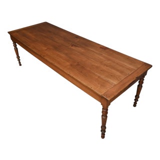 Mid-19th Century Louis Philippe Cherrywood Farmhouse Table For Sale