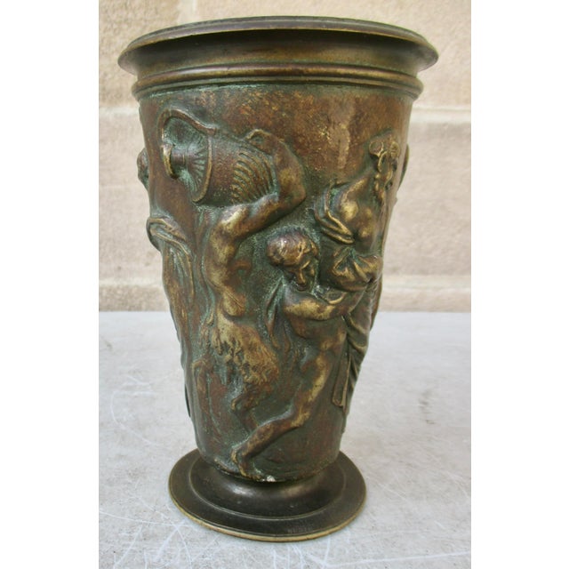 Antique Bronze Neo-Classic Cup by Oudin Early 19th France For Sale - Image 4 of 8