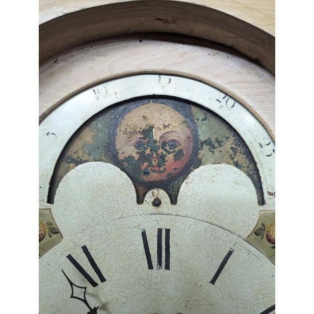 Gemstone English Clock Face by Fred Scott Dundee for Walker and Hughes Movement For Sale - Image 7 of 9