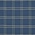 Contemporary Schumacher Check Rustique Fabric in Atlantic Blue For Sale - Image 3 of 3