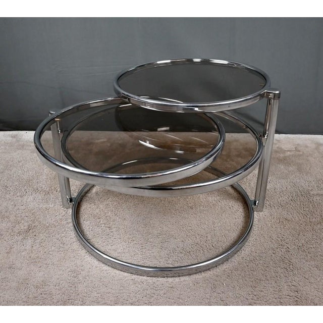 Coffee Table with Swiveling Tops attributed to Milo Baughman, 1970 For Sale - Image 9 of 18