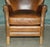 Brown Handmade Cigar Brown Leather Club Chair For Sale - Image 8 of 16