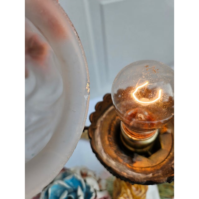 Italian Cherub and Lyre Cornucopia Lamp For Sale - Image 18 of 18