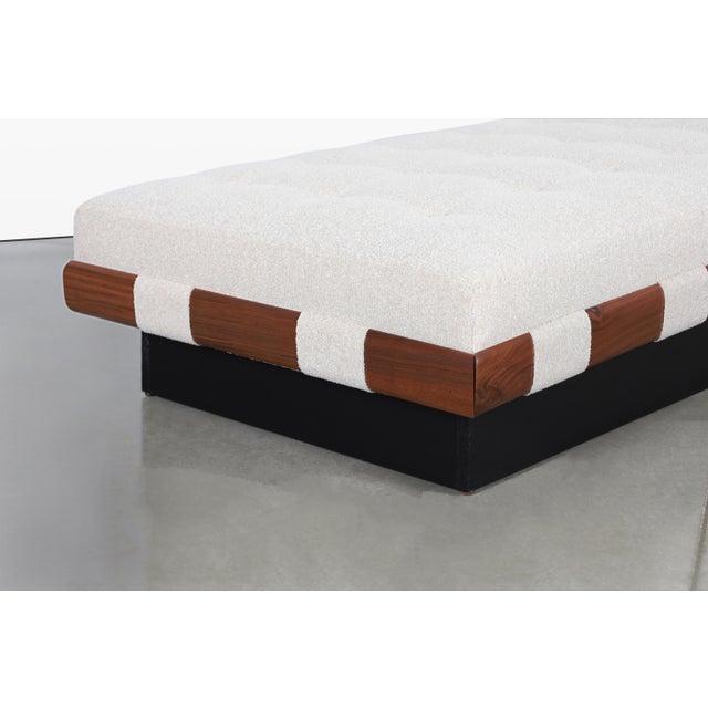 Wood Mid-Century Modern Walnut Daybed / Bench by Adrian Pearsall, 1960s For Sale - Image 7 of 13