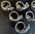 Late 20th Century Lizard (Gecko) Napkin Rings Set - Set of 6 For Sale In Washington DC - Image 6 of 9