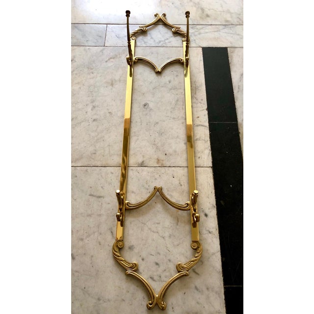 Vintage Italian Hollywood Regency Wall-Mounted Coat Racks, 1960s, Set of 2 For Sale - Image 11 of 18
