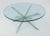 Mid-Century Modern Leon Rosen Pace Collection Coffee Table Double X Base Round 1970s For Sale - Image 3 of 13