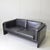 1970s Black Lacquered Wood and Leather Two-Seater Sofa by Kazuhide Takahama for Gavina, 1970s For Sale - Image 5 of 11