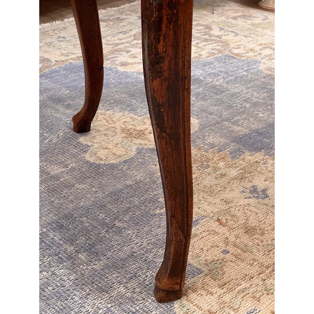 Early 19th Century Country French Two Drawer Farm Table For Sale - Image 11 of 13