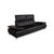 Leather Three-Seater Black Manual Function Sofa by Koinor Volare For Sale - Image 4 of 15