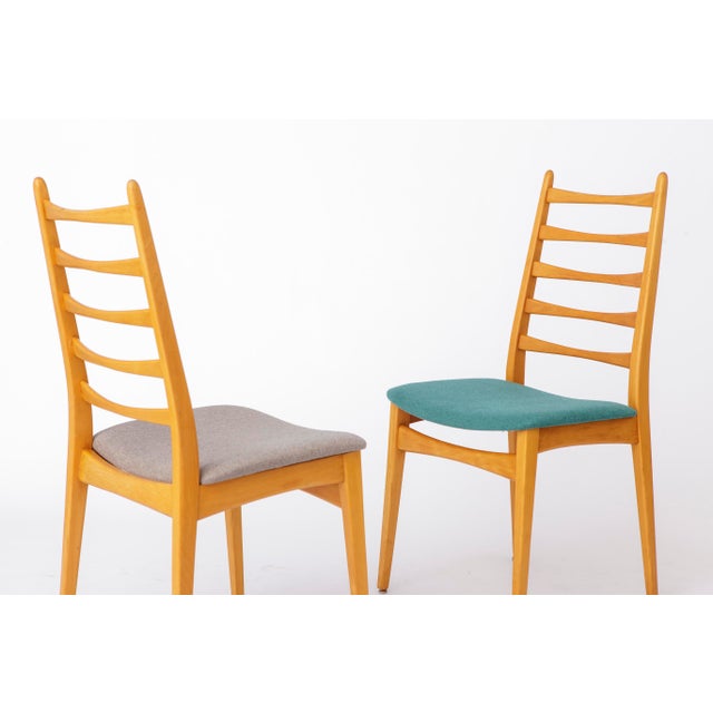 Wood Vintage German Dining Chairs in Beech, 1970s, Set of 8 For Sale - Image 7 of 10