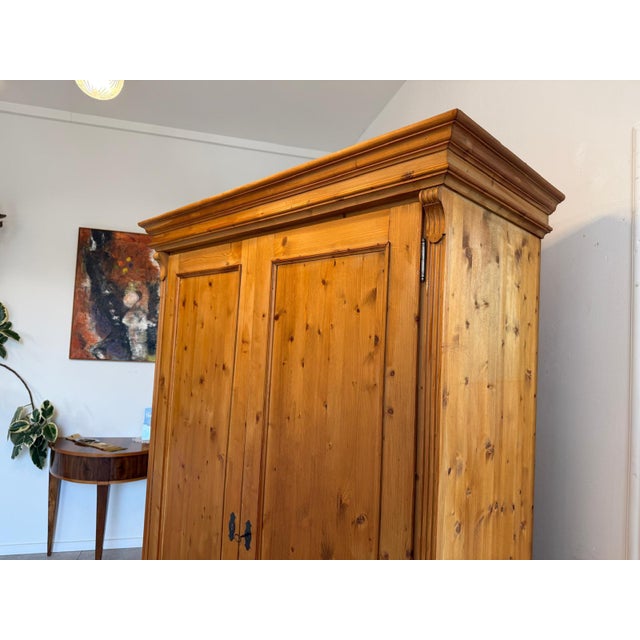 Wood Vintage Farmhouse Cabinet in Softwood, 1960s For Sale - Image 7 of 12