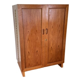 1970s Mummenthaler and Meier “Magic Box” Folding Desk in Teak For Sale