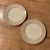 1980s Fitz and Floyd “Les Bands” Ivory and Cocoa Striped Bread and Butter Plates- Set of 2 For Sale In Los Angeles - Image 6 of 6