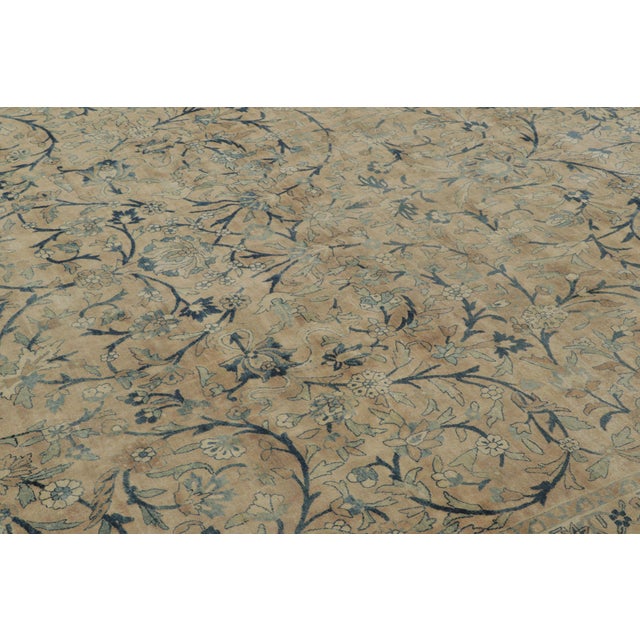 Rug & Kilim Oversized Antique Persian Kerman Rug With Distressed Floral Design - Rug & Kilim For Sale - Image 4 of 7