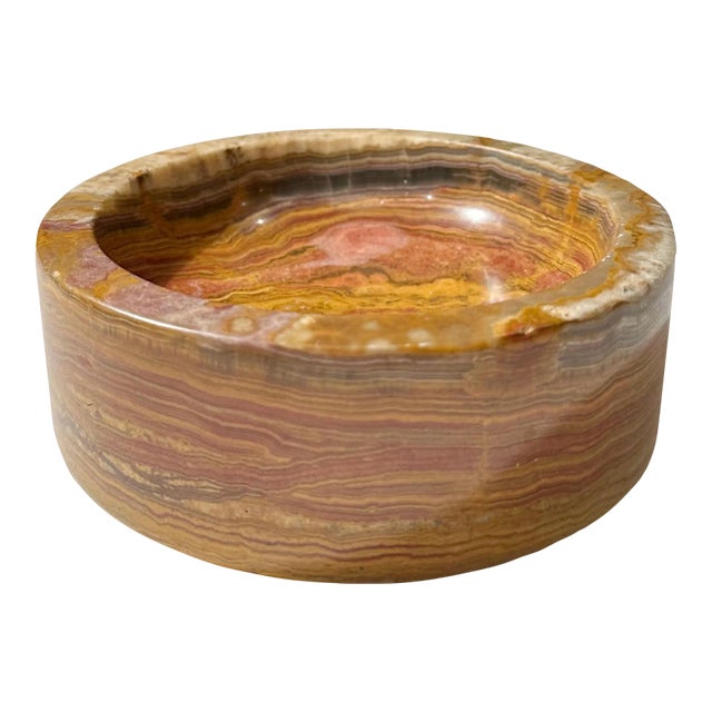 1950s Onyx Swirl Bowl For Sale