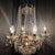 Vintage Brass & Crystal Wedding Cake Chandelier – Waterfall Tiered 5-Light Regency Pendant For Sale - Image 9 of 14