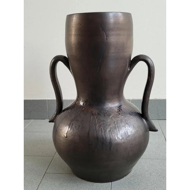 Large Vintage Vase in Ceramic, 1960s For Sale - Image 10 of 10