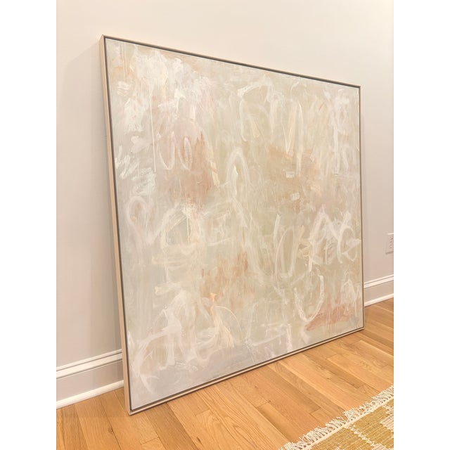 Abstract Sarah Trundle, Contemporary Abstract Painting, "Sleepy" For Sale - Image 3 of 4