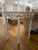 Shell Encrusted Demi Lune Table in Farrow & Ball Paint - By May River Neptune For Sale - Image 12 of 12