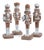 Adelard 4-Piece Set Assorted Gingerbread Soldier Figurines For Sale