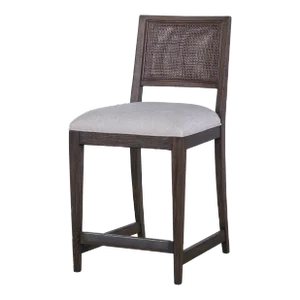 Parker Oak & Linen Counter Stool
