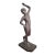 1920s Guss H. Noack Antique Art Deco Bronze Sculpture Dancing Nude Woman Figurine For Sale