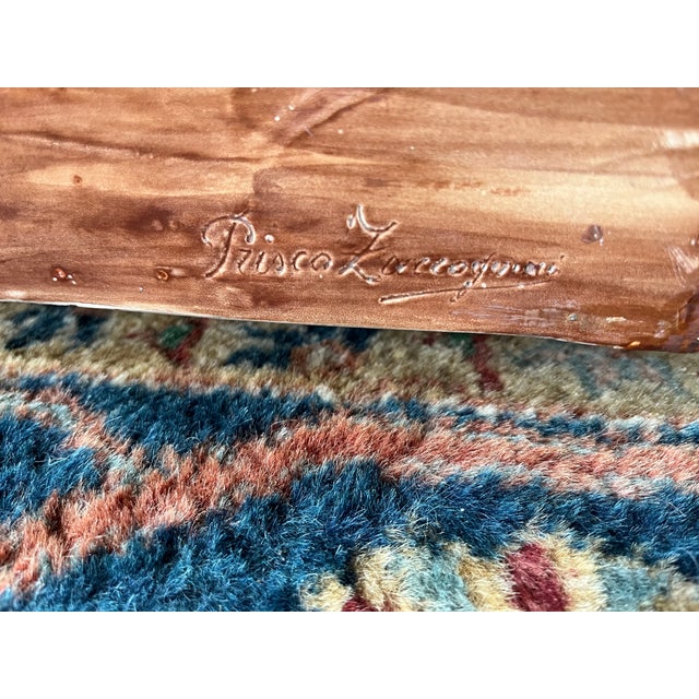 1930's Zaccagnini Italian Majolica Wall Hanging For Sale In Providence - Image 6 of 8